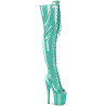Pleaser FLAMINGO-3021GP Baby Blue Glitter Patent Sale