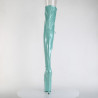 Pleaser FLAMINGO-3021GP Baby Blue Glitter Patent Sale