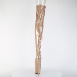 Pleaser FLAMINGO-3021GP Gold Glitter Patent Sale Women