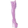 Pleaser FLAMINGO-3021GP Lila Glitter Patent Sale Women