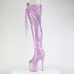 Pleaser FLAMINGO-3021GP Lila Glitter Patent Sale Women
