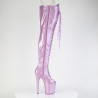 Pleaser FLAMINGO-3021GP Lila Glitter Patent Sale Women