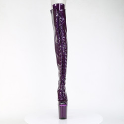 Pleaser FLAMINGO-3021GP Purple Glitter Patent Sale Women