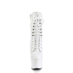 Pleaser SKY-1020 White Patent Sale Women