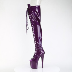 Pleaser FLAMINGO-3021GP Purple Glitter Patent Sale Women