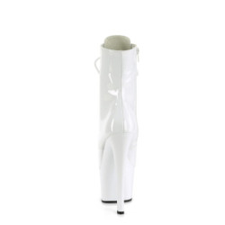 Pleaser SKY-1020 White Patent Sale Women