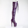 Pleaser FLAMINGO-3021GP Purple Glitter Patent Sale Women