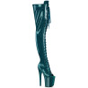 Pleaser FLAMINGO-3021GP Teal Glitter Patent Sale Women