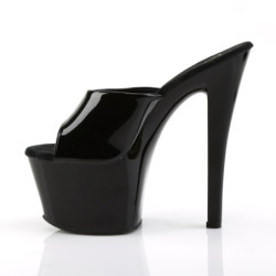 Pleaser SKY-301 Patent High Heeled Platform Mules Women
