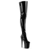 Pleaser FLAMINGO-4000 Black Platform Crotch High Boots