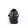 Demonia GRAVEDIGGER-03 Black Vegan Platform Men Shoes
