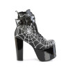 Demonia TORMENT-51 Black Vegan Platform Chunky Boots