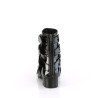 Demonia WARLOCK-70 Black Patent Winklepicker Men Boots