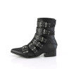 Demonia WARLOCK-70 Black Vegan Winklepicker Men Boots