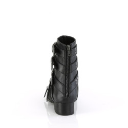 Demonia WARLOCK-70 Black Vegan Winklepicker Men Boots