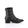 Demonia WARLOCK-70 Black Vegan Winklepicker Men Boots