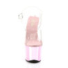 Pleaser SKY-308 Rose Chrome Platform High Heeled Shoes