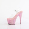Pleaser BEJEWELED-708RRS Rose Strass Platform High Heels