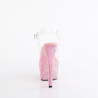 Pleaser BEJEWELED-708RRS Rose Strass Platform High Heels