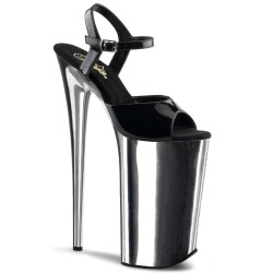 Pleaser BEYOND-009 Chrome Extreme Platform High Heels