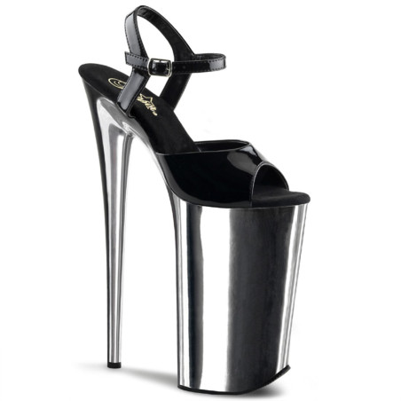 Pleaser BEYOND-009 Chrome Extreme Platform High Heels