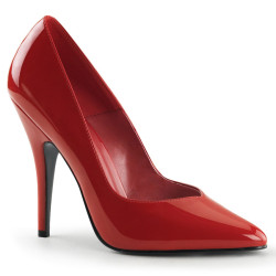Pleaser SEDUCE-420V Red Pointed Toe Classic Pumps