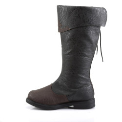 Funtasma CAPTAIN-110 Black Brown Vegan Men Boots
