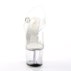 Pleaser SKY-308 Clear Platform High Heeled Women Shoes