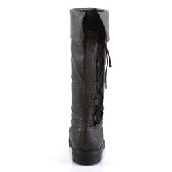 Funtasma CAPTAIN-110 Black Brown Vegan Men Boots