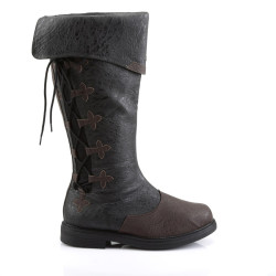 Funtasma CAPTAIN-110 Black Brown Vegan Men Boots
