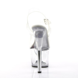 Pleaser SKY-308 Clear Platform High Heeled Women Shoes