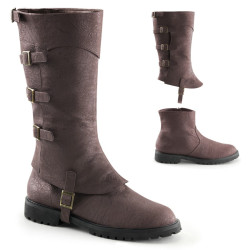 Funtasma GOTHAM-105 Brown Vegan Halloween Men Boots