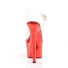 Pleaser SKY-308 Red Chrome Platform High Heeled Shoes