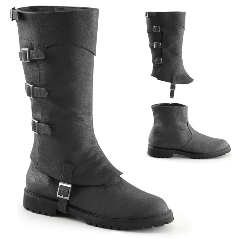 Funtasma GOTHAM-105 Black Vegan Halloween Men Boots Funtasma GOTHAM-105 Black Vegan Halloween Men Boots
