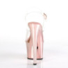 Pleaser SKY-308 Rose Gold Chrome Platform High Heels