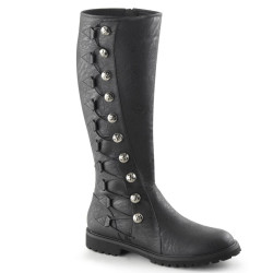 Funtasma GOTHAM-109 Black Vegan Halloween Men Boots