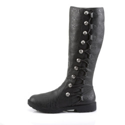 Funtasma GOTHAM-109 Black Vegan Halloween Men Boots