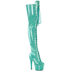 Pleaser ADORE-3020GP Baby Blue Glitter Patent Sale Women