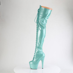 Pleaser ADORE-3020GP Baby Blue Glitter Patent Sale Women