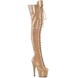 Pleaser ADORE-3020GP Gold Glitter Patent Sale Women