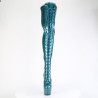 Pleaser ADORE-3020GP Teal Glitter Patent Sale Women