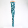 Pleaser ADORE-3020GP Teal Glitter Patent Sale Women