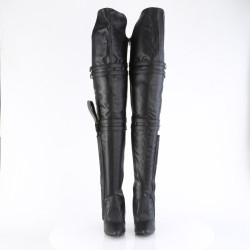 Pleaser SEDUCE-3080 Black Vegan Leather Sale Women