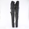 Pleaser SEDUCE-3080 Black Vegan Leather Sale Women