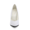Pleaser SEDUCE-420V White Pointed Toe Classic Pumps