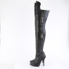 Pleaser SEDUCE-3080 Black Vegan Leather Sale Women