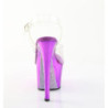 Pleaser SKY-308CHRS Purple Chrome Platform High Heels