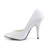 Pleaser SEDUCE-420V White Pointed Toe Classic Pumps