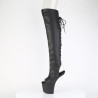 Pleaser CRAZE-3019 Vegan Heelless Overknee Boots