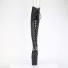 Pleaser CRAZE-3019 Vegan Heelless Overknee Boots